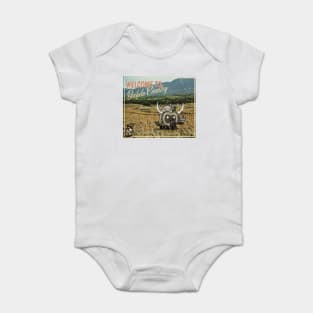 Welcome to Beefalo Country - Don't Starve Fan Art Baby Bodysuit